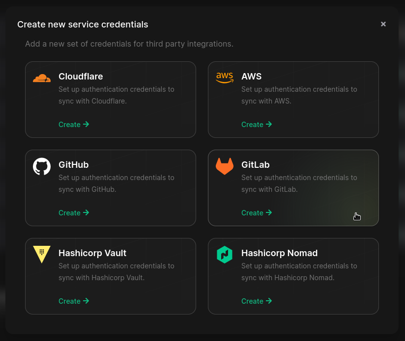 Click on GitLab